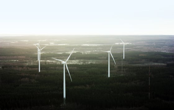 Vindkraftsparken Höge Väg i Kristianstads kommun