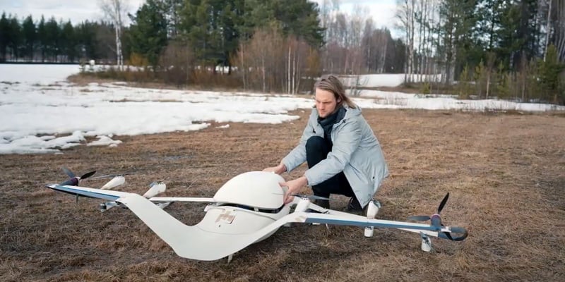 Test av elflyg och drönare Test av elflyg och drönare